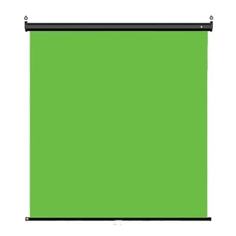 Background Set with Holder - StudioKing Wall Pull-Down Green Screen FB-180200WG 180x200 cm Chroma Green - quick order from manufacturer