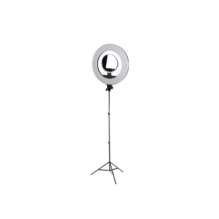 Ring Light - StudioKing LED Ring Lamp Set LED-480ASK with Light Stand - quick order from manufacturer