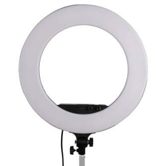 LED Gredzenveida lampas - StudioKing LED Ring Lamp Set LED-480ASK with Light Stand - ātri pasūtīt no ražotāja