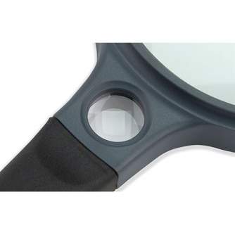 Увеличительные стекла/лупы - Ручная лупа Carson с резиновой рукояткой 2x130 мм - быстрый заказ от производителя
