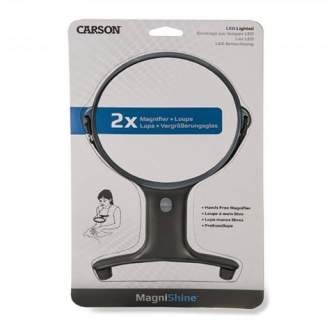 Magnifying Glasses - Carson Necklace Loupe 2x130mm HF-66 with LED - quick order from manufacturer