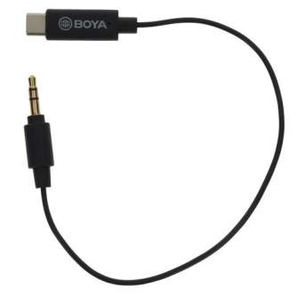 Audio cables, adapters - Boya Universal Adapter BY-K2 3.5mm TRS to USB-C - quick order from manufacturer