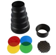 Gaismas veidotāji - StudioKing Conical Snoot SK-CS95 for 9.5 cm Studio Flash - ātri pasūtīt no ražotājaGaismas veidotāji - StudioKing Conical Snoot SK-CS95 for 9.5 cm Studio Flash - ātri pasūtīt no ražotāja