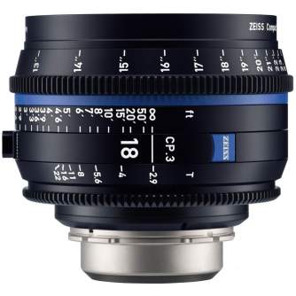 CINEMA Video objektīvi - Carl Zeiss Compact Prime CP.3 2.9/18mm XD PL Mount Lens - ātri pasūtīt no ražotāja