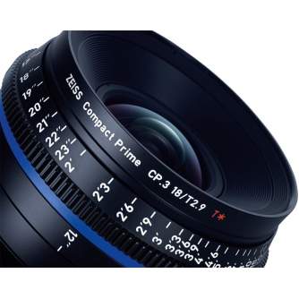 CINEMA видео объективы - Carl Zeiss Compact Prime CP.3 2.9/18mm XD PL Mount Lens - быстрый заказ от производителя