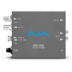 Converter Decoder Encoder - AJA HI5-12G-R-ST 12G-SDI to HDMI 2.0 Converter with ST Fiber Receiver - быстрый заказ от производителя