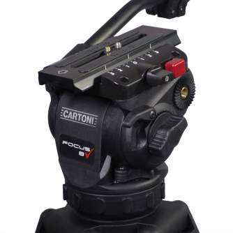 Video Tripods - Cartoni FOCUS 8 with 3-St StabilO CF - System (KF08-3CS) - quick order from manufacturer