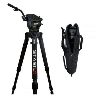 Video Tripods - Cartoni FOCUS 12 with 3-St StabilO CF Tripod - System (KF12-3CS) - quick order from manufacturer