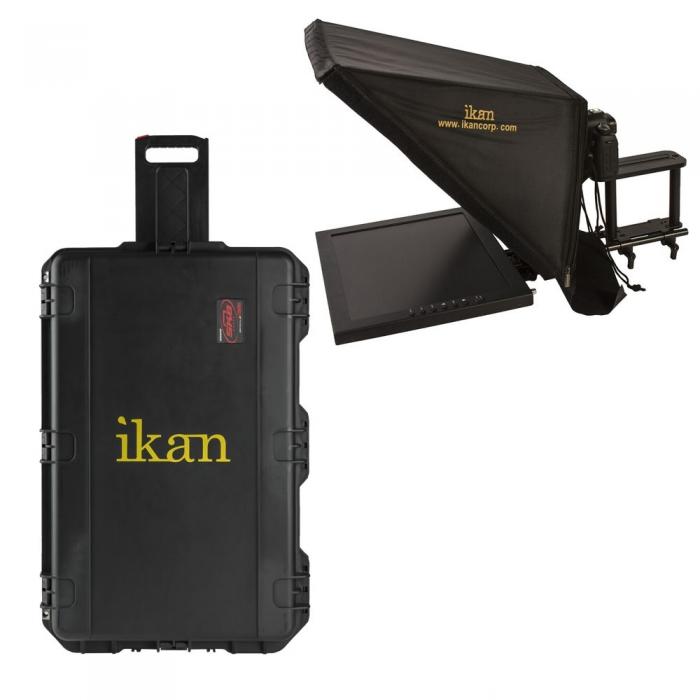 Teleprompter - Ikan PT3700 17inch Teleprompter & Hardcase Travel Kit (PT3700-TK) - quick order from manufacturer