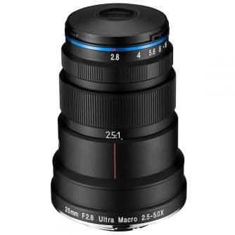 Lenses - LAOWA 25mm f/2,8 Ultra Macro 2,5-5x for Nikon F (492041) - quick order from manufacturer