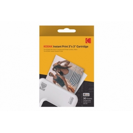Картриджи для инстакамер - Kodak ink cartridge + photo paper 3x3" 30 sheets ICRG-330 - быстрый заказ от производителя