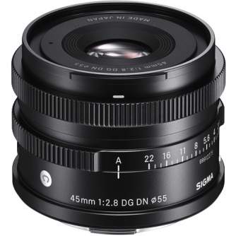 Objektīvi - Sigma 45mm F2.8 DG DN Sony E-mount [CONTEMPORARY] 360965 - быстрый заказ от производителя