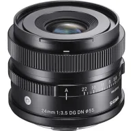 Objektīvi bezspoguļa kamerām - Sigma 24mm F3,5 DG DN lens (Contemporary) L-Mount 404969 - ātri pasūtīt no ražotājaObjektīvi bezspoguļa kamerām - Sigma 24mm F3,5 DG DN lens (Contemporary) L-Mount 404969 - ātri pasūtīt no ražotāja