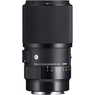 Objektīvi - Sigma 105mm F2.8 DG DN Macro For Sony-E [Art], Black 260965 - perc šodien veikalā un ar piegādi