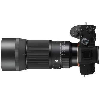 Objektīvi - Sigma 105mm F2.8 DG DN Macro For Sony-E [Art], Black 260965 - купить сегодня в магазине и с доставкой