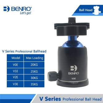 Statīvu galvas - Benro V2E tripod ballhead - ātri pasūtīt no ražotāja