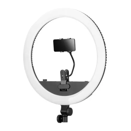 LED Yongnuo YN708 riņa veida lampa WB (3200 K - 5600 K) ar barošanas bloku