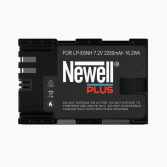 Kameru akumulatori - Newell Plus battery LP-E6NH R5 R6 Canon - perc šodien veikalā un ar piegādi