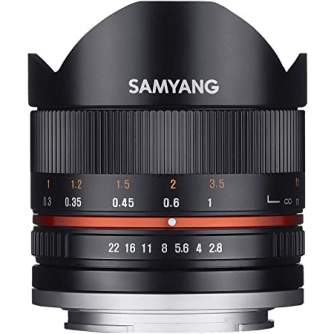 Lenses - SAMYANG 8MM F/2,8 UMC FISH-EYE II SONY E (BLACK) - quick order from manufacturer