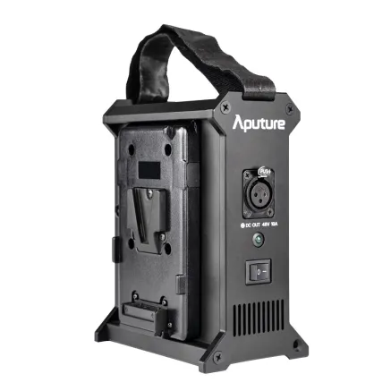Aputure 2-Bay V-Mount 12-16.8v Battery Power Station 10A 48V Nova P300C