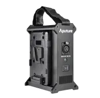 Aputure 2-Bay V-Mount 12-16.8v Battery Power Station 10A 48V Nova P300C