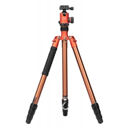Fotopro X Go Predator Oranje Aluminium Tripod X Go PredatorORANGE