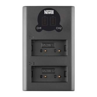 Kameras bateriju lādētāji - Newell DL-USB-C dual channel charger for NP-W126 - ātri pasūtīt no ražotāja