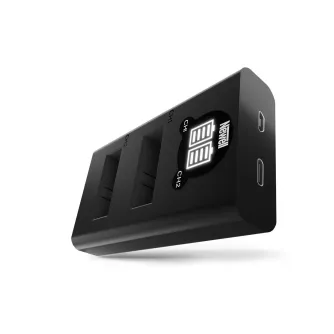 Chargers for Camera Batteries - Newell DL-USB-C dual channel charger for AABAT-001 - quick order from manufacturer