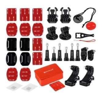 Accessories for Action Cameras - Puluz Set of 53 accessories for sports cameras PKT26 Combo Kits - buy today in store and with delivery