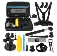 Sporta kameru aksesuāri - Puluz Set of 20 accessories for sports cameras PKT11 Combo Kits - perc šodien veikalā un ar piegādiSporta kameru aksesuāri - Puluz Set of 20 accessories for sports cameras PKT11 Combo Kits - perc šodien veikalā un ar piegādi