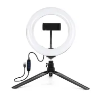 LED gredzenveida lampas - Puluz LED ring lamp w tripod bi-color USB 2m PKT3073B - ātri pasūtīt no ražotājaLED gredzenveida lampas - Puluz LED ring lamp w tripod bi-color USB 2m PKT3073B - ātri pasūtīt no ražotāja