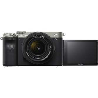 Mirrorless Cameras - Sony A7C 28-60mm (Silver) | (ILCE-7CL/S) | (α7C) | (Alpha 7C) - quick order from manufacturer