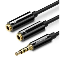 UGREEN AV141 3.5mm M-to-2F3.5mm Splitter 20cm BlackABS