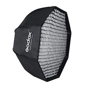 Foto lietussargi - Godox SB-GUBW80 Umbrella style softbox with grid Octa80cm - perc šodien veikalā un ar piegādi