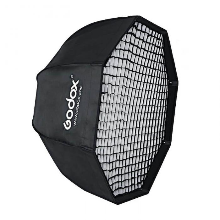 Umbrellas - Godox SB-GUBW80 Umbrella style softbox with grid Octa80cm - buy today in store and with delivery