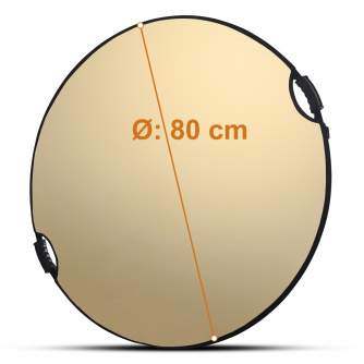 Складные отражатели - Walimex pro 5in1 reflector wavy comfort Ø80cm - купить сегодня в магазине и с доставкой