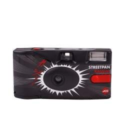 Filmu kameras - JCH StreetPan 400 KASSHA Black & White Disposable Camera 27 Exp - perc šodien veikalā un ar piegādi