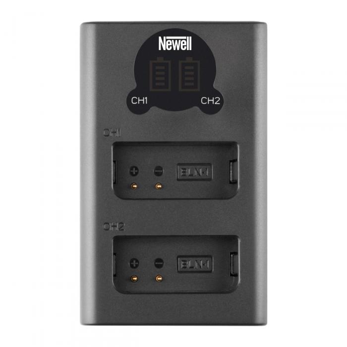 Kameras bateriju lādētāji - Newell DL-USB-C divkanālu lādētājs BLN1 modelim - ātri pasūtīt no ražotāja