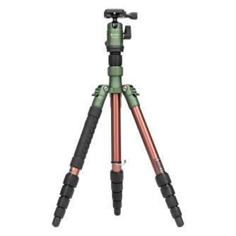 Photo Tripods - Fotopro X-go Gecko tripod with FPH-42Q Ballhead green brown - quick order from manufacturer