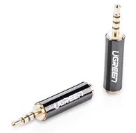 Адаптер UGREEN 2.5mm male на 3.5mm female с позолоченными контактами для передачи высококачественного звука, с элегантным черным дизайном.Адаптер UGREEN 2.5mm male на 3.5mm female с позолоченными контактами для передачи высококачественного звука, с элегантным черным дизайном.