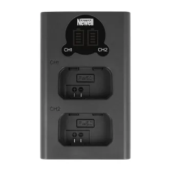 Chargers for Camera Batteries - Newell DL-USB-C dual channel charger for NP-FW50 - quick order from manufacturer