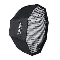 Softboksi - Godox SB-GUBW120 Umbrella style softbox with grid Octa 120cm - perc šodien veikalā un ar piegādi