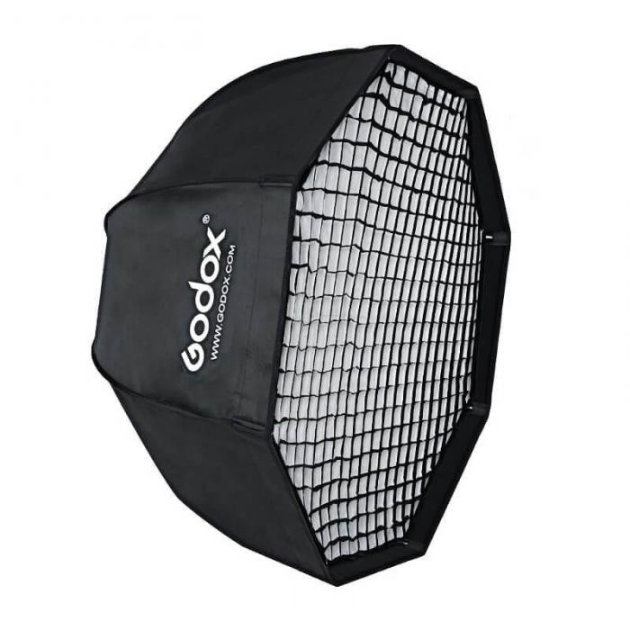 Softboksi - Godox SB-GUBW120 Umbrella style softbox with grid Octa 120cm - ātri pasūtīt no ražotāja