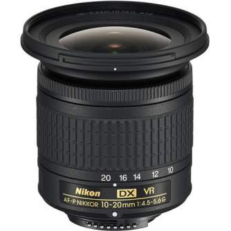 Nikon AF-P DX 10-20mm f/4.5-5.6G VR platleņķa objektīvs noma