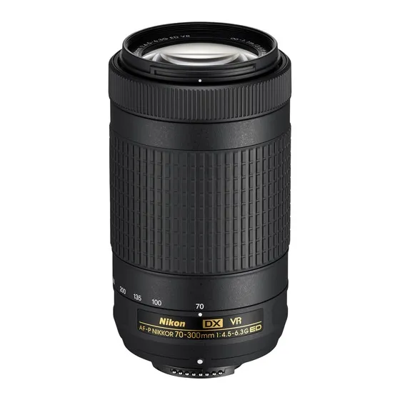 Nikon AF-P DX NIKKOR 70-300mm f/4.5–6.3G ED VR теле объектив на Никон аренда