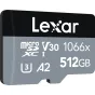 Discontinued - LEXAR PRO 1066X MICROSDHC MICROSDXC UHS I SILVER R160 W120 512GB LMS1066512G-BNA