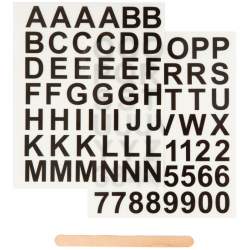 Photography Gift - FOCUS STICKERS RUB ON LETTERS BLACK 283966 - quick order from manufacturer