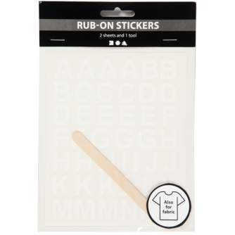 Photography Gift - FOCUS STICKERS RUB ON LETTERS WHITE 283968 - quick order from manufacturer