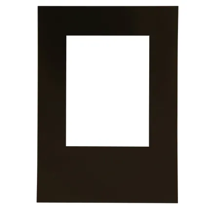 FOCUS PASSEPARTOUT 50X70 30X40 BLACK W BLACK CORE 113912