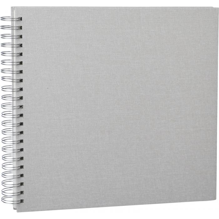 Photo Albums - FOCUS BASE LINE CANVAS WIRE O 30X30 BEIGE W WHITE SHEETS 113942 - quick order from manufacturer